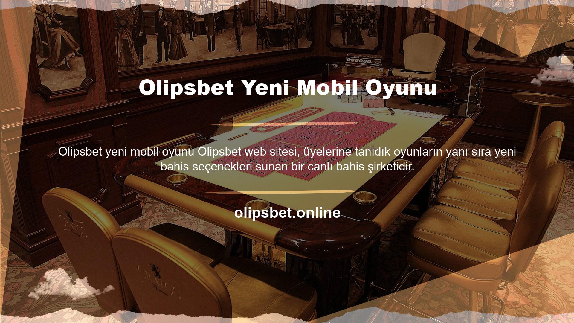 Olipsbet yeni mobil oyunu