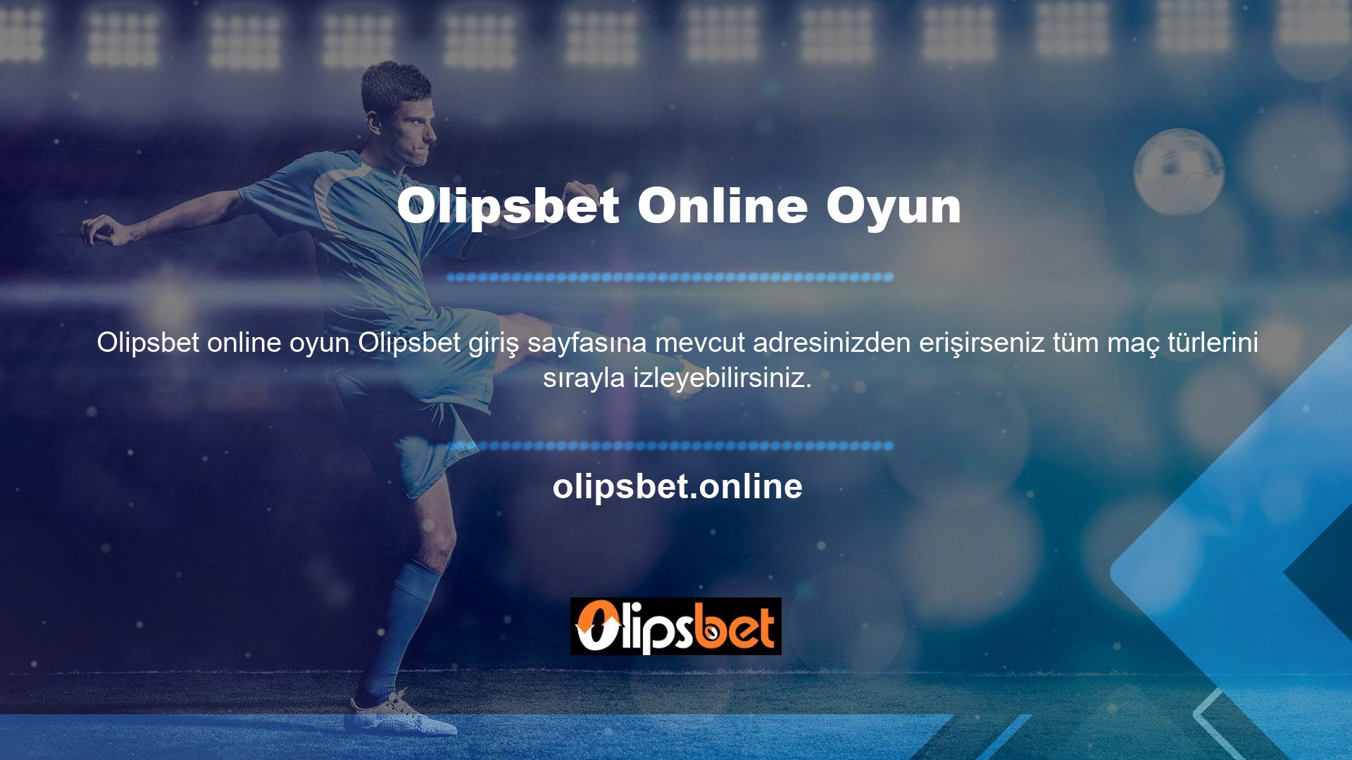 Çevrimiçi bir oyun sitesi olan Olipsbet birçok oyun sağlayıcının alternatif oyunlarını sunmaktadır