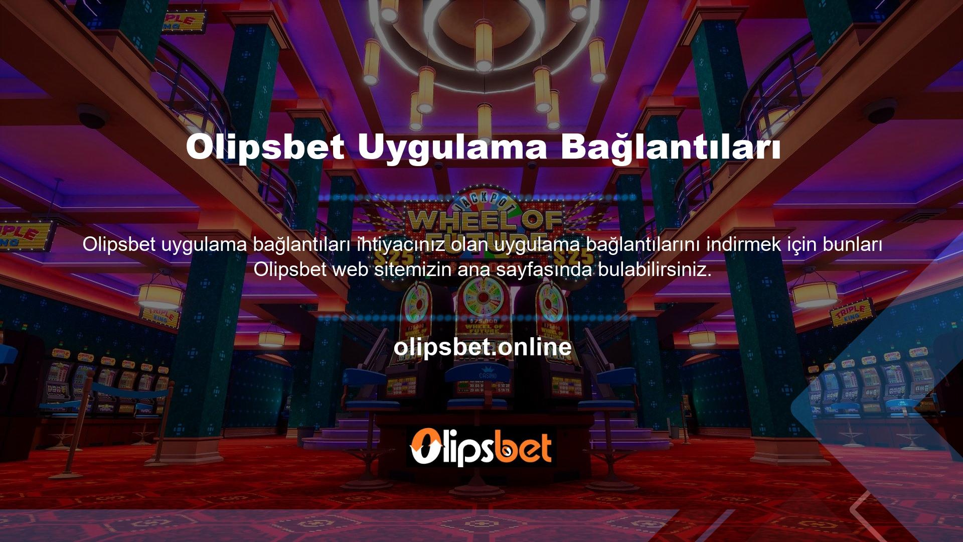 Android veya iOS cep telefonu olsun, Olipsbet uygulamasını etkili bir şekilde kullanabilirsiniz